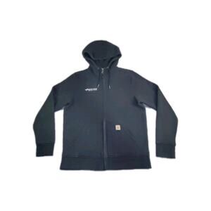 Carhartt Women's Size M 8/10 Black Relaxed Fit Pockets Full Zip Hoodie C32-15